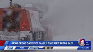 UDOT crews sacrifice time with family to ensure roads are cleared