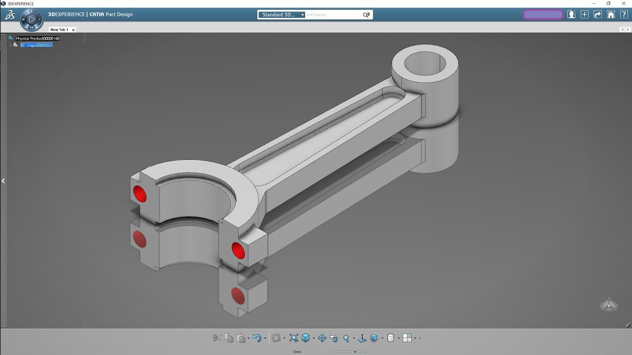 3Dexperience Part Design