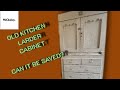 Huge Restoration of Old Larder Pantry Cabinet with Drawers