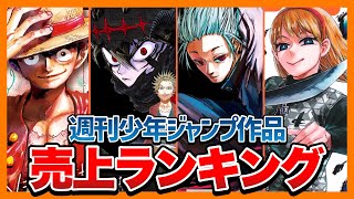 【話題】ジャンプ作品の売上ランキング【週刊少年ジャンプ】【ワンピース,ブラクロ,サカモトデイズ,ドロンドロロン】