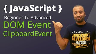 javascript bangla tutorial 67 : DOM Event | ClipboardEvent