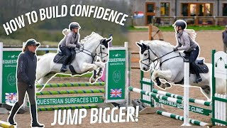 TRAINING FOR FIRST ODE | Show Jumping Practise with Confidence Coach