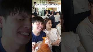 Kelakuan kocak pria di kereta dengan kue #ngakak #tawa #lucu #lucuabis #virall #fypp #shorts #viral