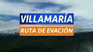 Presentan plan de evacuación de emergencia por volcán Nevado del Ruiz