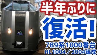 【日常鉄】札幌駅で撮り鉄してたら半年ぶりに動いた789系1000番台を見ました…