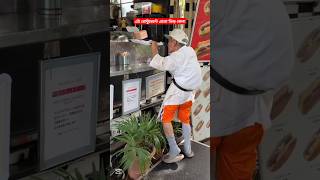 A hundred year old grand father serving with his food cart. #facts #restaurant #food #recipe