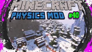#40🎇💥 Epic Minecraft TNT Blast: Realistic Physics & Shaders Transform Village #Minecraft #EpicGaming