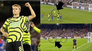 Martin Odegaard Penalty Goal vs Crystal Palace | Crystal Palace Vs Arsenal