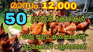 മുട്ടക്കോഴിവളർത്തൽ ജീവിത മാർഗമാക്കിയ ഒരു യുവ കർഷകൻ 🐔🐔🐔🐔