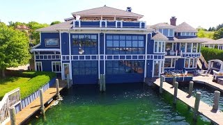 Round Lake Estate and Boat House in Charlevoix, Michigan