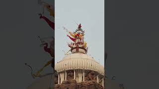 Puri Sri Jagannath Temple flag CHANGE #god #travel #live 🙏🌟 PURI DHAM #shortvideo #shortsfeed #puri