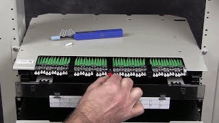 Rapid Fiber Panel Accessing Internal Connectors Video