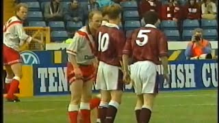 Airdrieonians 1 v Hearts 0 Scottish Cup Semi 8th april 1995