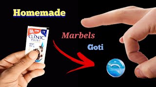 How to make marble balls || Homemade marble