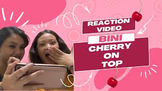 REACTING TO BINI’S CHERRY ON TOP MV 🍒 (WITH MY LIL’ SISTER 🫶🏻)