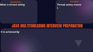 Top 20 Java Multithreading Interview Questions & Answers: Master Multithreading Concepts!
