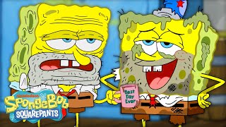 Every Time SpongeBob Had A 5 O'Clock Shadow | SpongeBob