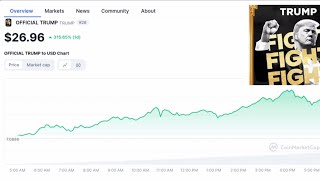 Is The $TRUMP Memecoin Real? Frenzy: Market Cap Hits $32 Billion