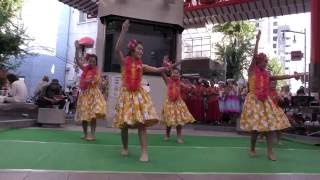 「16：41頃～フラショー”ラマラニ プアナニ フラ スタジオ”」大須夏祭り2016