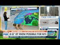 New York City Could See 8 to 12 Inches Of Snow From Weekend Nor'easter