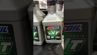 [บริการ]เปลี่ยนถ่ายน้ำมันเกียร์ CVTF AMSOIL น้ำมันเกียร์สังเคราะห์ นำเข้าจากประเทศอเมริกา