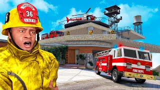 MANSÃO DO FRANKLIN VIROU UMA BASE DOS BOMBEIROS NO GTA 5