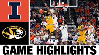 Illinois vs Missouri Highlights | NCAA Men's Basketball | 2024 College Basketball