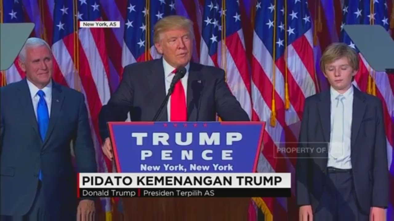 Pidato Kemenangan Donald Trump - YouTube