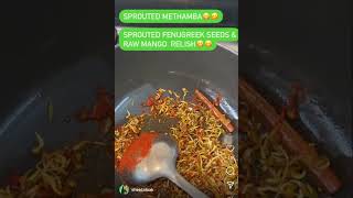 Enjoy METHAMBA RECIPE Adding sprouted Methi seeds will make your recipe more nutritious \u0026 healthy🥰