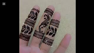 finger design#mehndi #story #stepbystep #function #viralvideo #beautiful #elegant