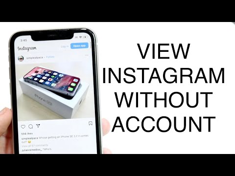 How to view Instagram without an account