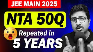 JEE 2025 50 Most Repeated Ques by NTA | 2 Hrs Challenge️‍🔥 | +90 Marks Physics | Eduniti | Mohit Sir