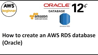 🔴 How to create an AWS RDS database (Oracle) - Amazon Web Services