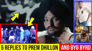 SIDHU MOOSE WALA Latest Reply To PREM DHILLON And BYG BYRD In Fu*k Em All Song