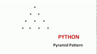 Python Pyramid pattern | PYTHON | Easy for Beginners/Experts