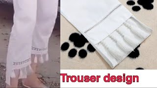 trouser design cutting