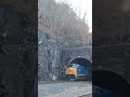 CSX Conrail Heritage Unit Leading an Empty Coal Train Through a Tunnel!!