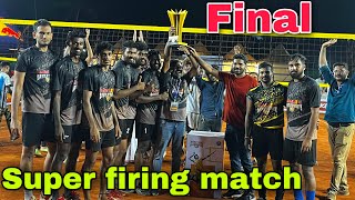 Final match 🔥| ￼ customs  on fire | Mr Love Volleyball ￼