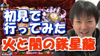 【パズドラ】火と闇の鉄星龍 初見 超地獄級【べーくん実況】