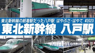 八戸駅 高速通過・発着映像集 | 東北新幹線 E5系はやぶさ はやて 高速通過 MAX260km/h #東北新幹線2023