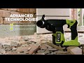 ryobi 18v one hp brushless sds rotary hammer drill rsds18x in action