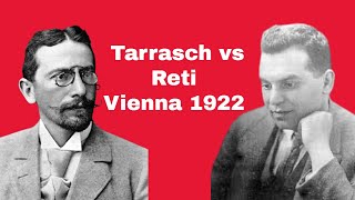 The King Hunting The King | Siegbert Tarrasch vs Richard Reti: Vienna 1922