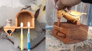 11 Fun Creative idea Handcraft made useful item by Wood \u0026 Bamboo, DIY 2020