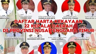 Cek Daftar Harta Kekayaan Kepala Daerah Se-NTT Terbaru 2024