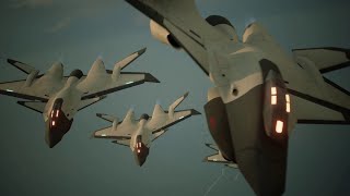 核ミサイル連射で大統領救出【ACE COMBAT 7 MOD】