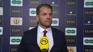Hearts manager Robbie Neilson gives his verdict on Scottish Cup final loss
