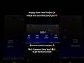 New Year Countdown Project using HTML CSS and Javascript. #newyear2024