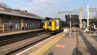 GWR \u0026 ex C2C Class 387 units departing Maidenhead