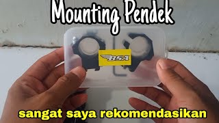 MOUNTING Teleskop Pendek double baut stenlis