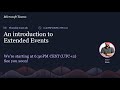 An introduction to Extended Events